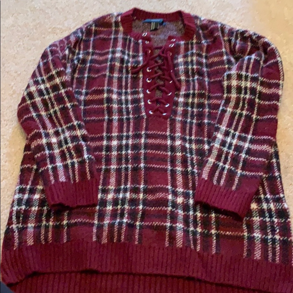 Oversized sweater.